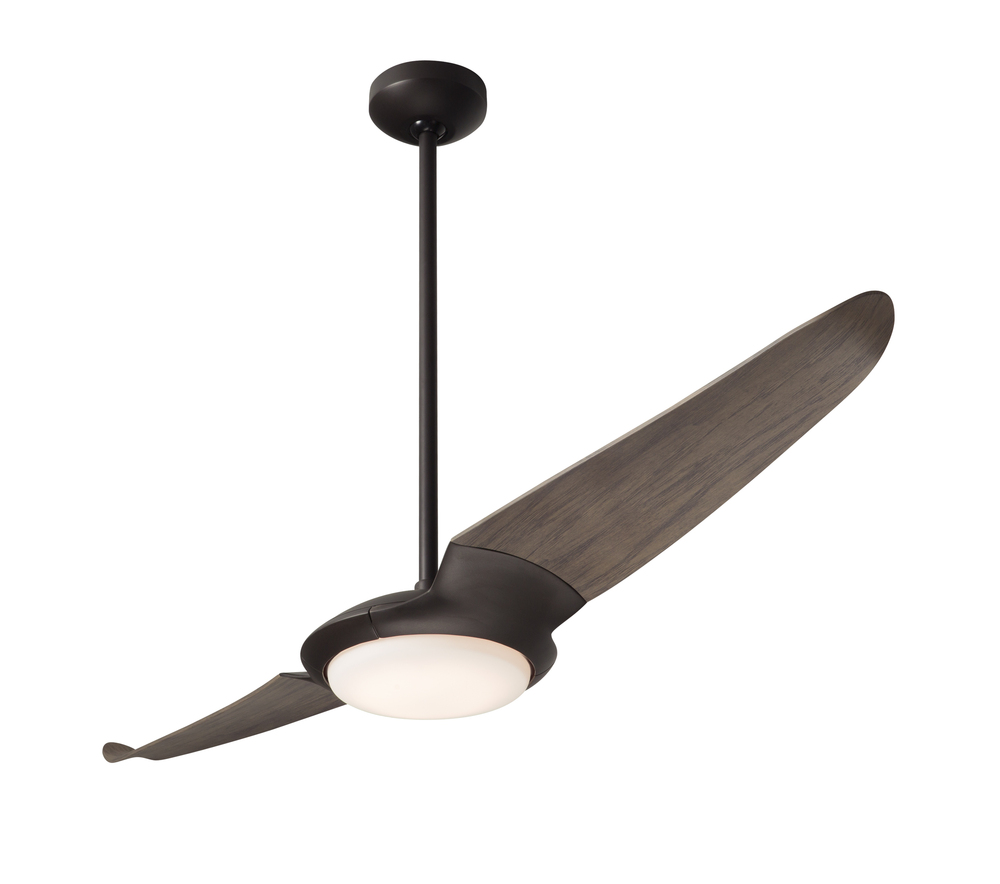 Ic Air 2 Blade Fan Dark Bronze Finish 56 Graywash Blades w Led Wall Control Ic2 Db 56 Gy 570 Wc Illuminations