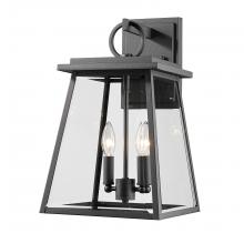 Z-Lite 521M-BK - 2 Light Outdoor Wall Light