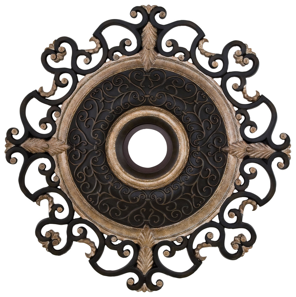 Napoli Ceiling Fan Medallion Cm7038 Stw Illuminations